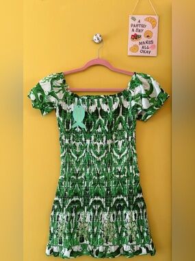 Smocked Mini Dress